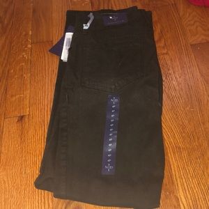 Black bootcut jeans
